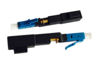 اتصال سریع فیبر نوری اتصالات LC / UPC تک حالت رنگ آبی